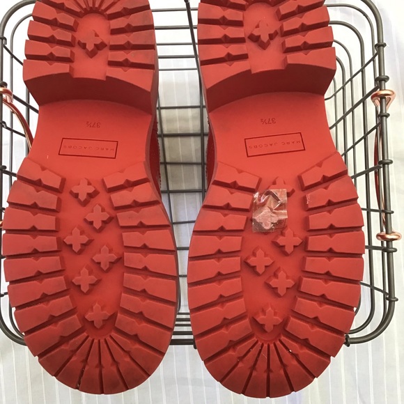 ‼️HOST PICK‼️MARC JACOBS VINYL COMBAT STYLE BOOTIE - Picture 5 of 8